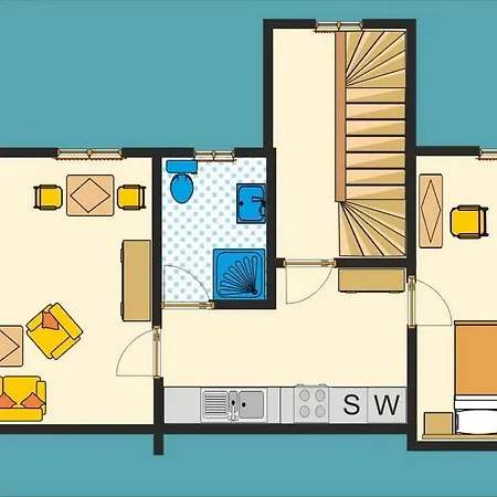 In The Riechey Nyaraló Burg auf Fehmarn